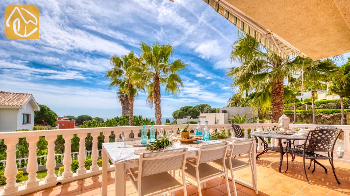 Ferienhäuser Costa Brava Spanien - Villa Estrella - Terrasse