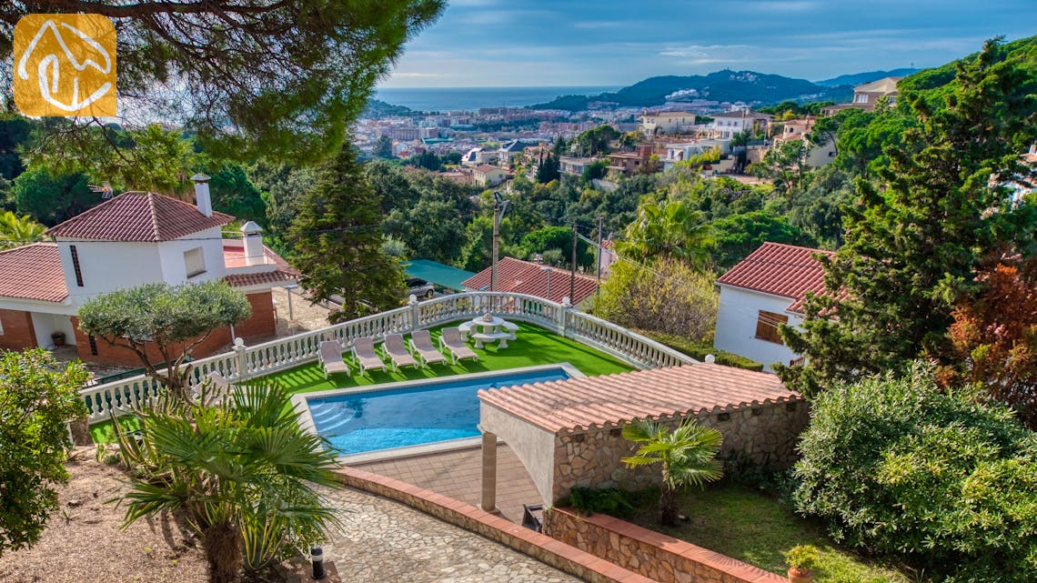 Villas de vacances Costa Brava Espagne - Villa Leonora - une des vues