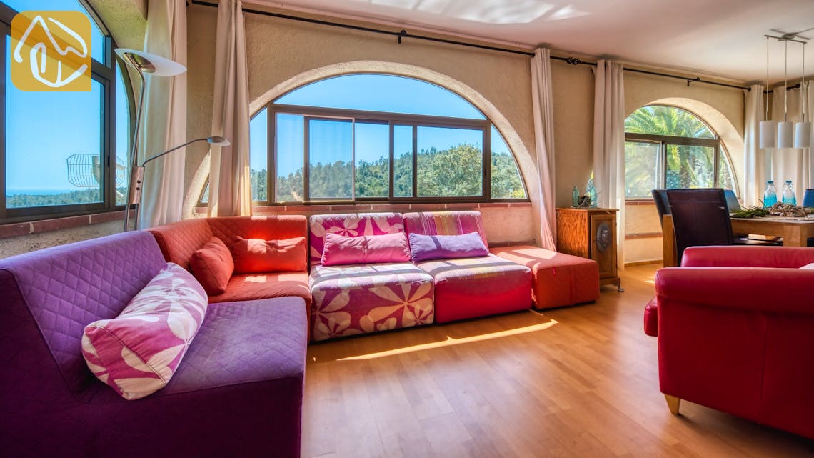 Vakantiehuizen Costa Brava Spanje - Villa Santa Maria - Lounge gedeelte