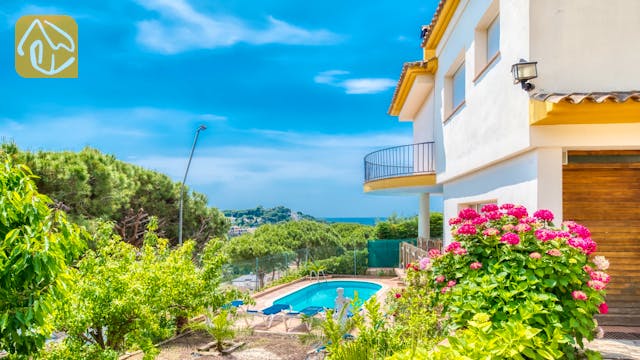 Ferienhäuser Costa Brava Spanien - Villa Valentina - Villa Außenbereich