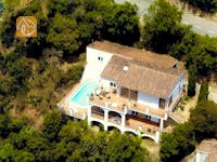 Ferienhäuser Costa Brava Spanien - Villa Ariane - Villa Außenbereich