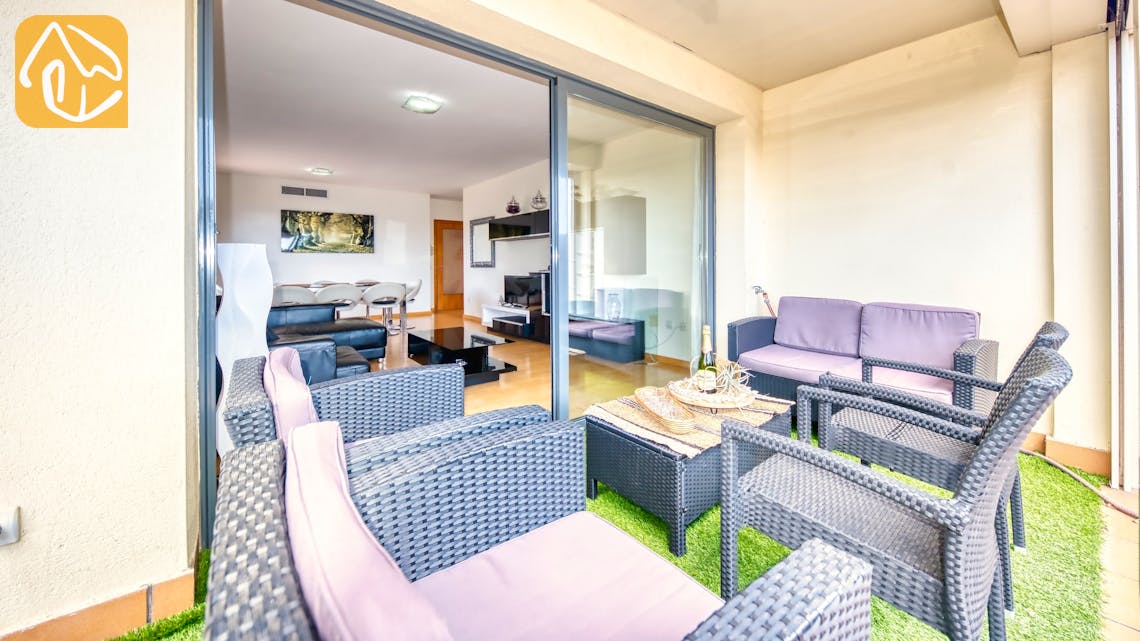 Vakantiehuizen Costa Brava Spanje - Apartment Monte Cristo - Lounge gedeelte