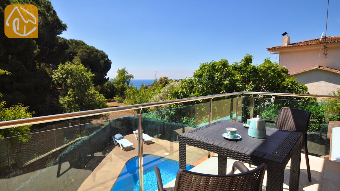 Ferienhäuser Costa Brava Spanien - Villa Rosalia - Terrasse