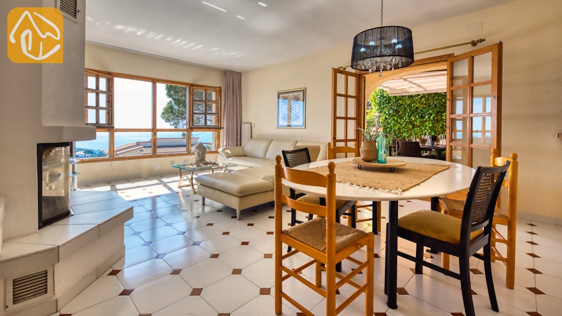 Ferienhäuser Costa Brava Spanien - Villa Amalia - Wohnbereich