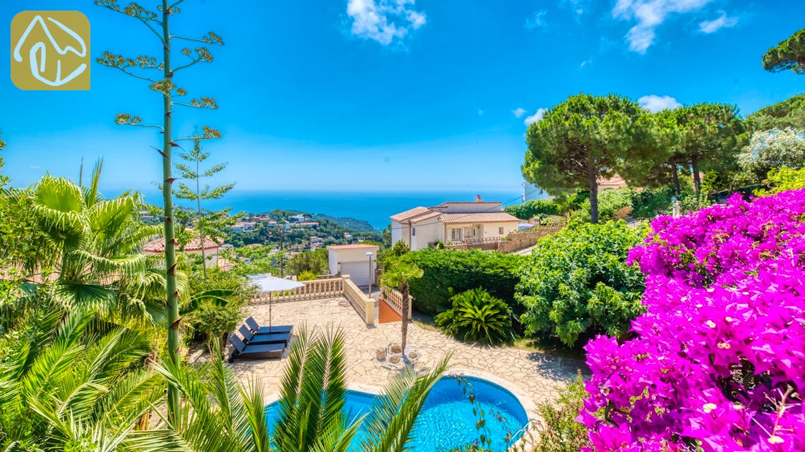 Villas de vacances Costa Brava Espagne - Villa Amalia - une des vues