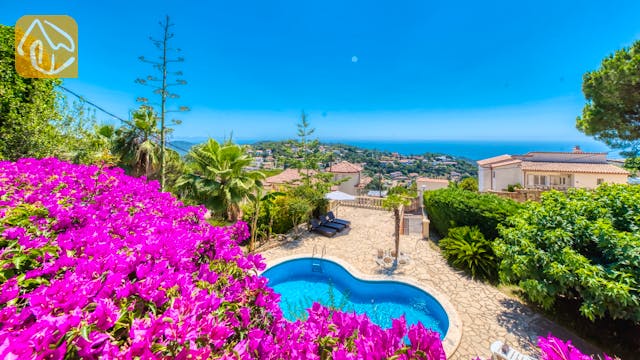 Villas de vacances Costa Brava Espagne - Villa Amalia - une des vues