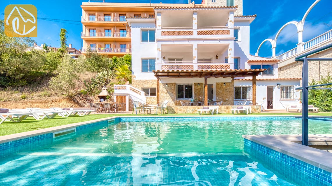 Ferienhäuser Costa Brava Spanien - Villa Pilar - Villa Außenbereich