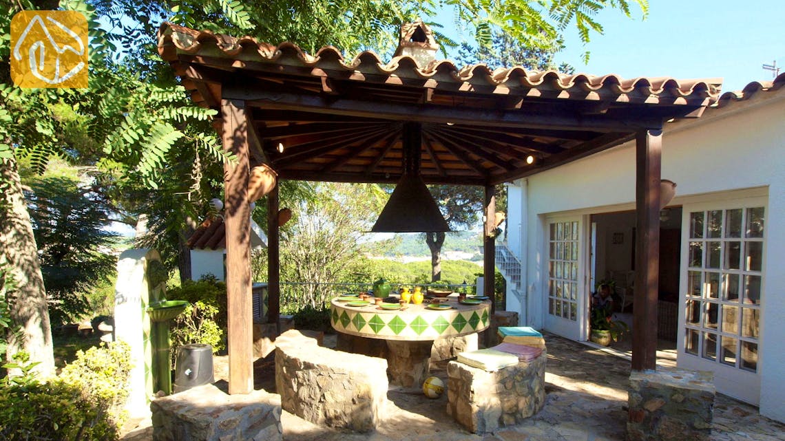 Casas de vacaciones Costa Brava España - Villa Eva - BBQ Area