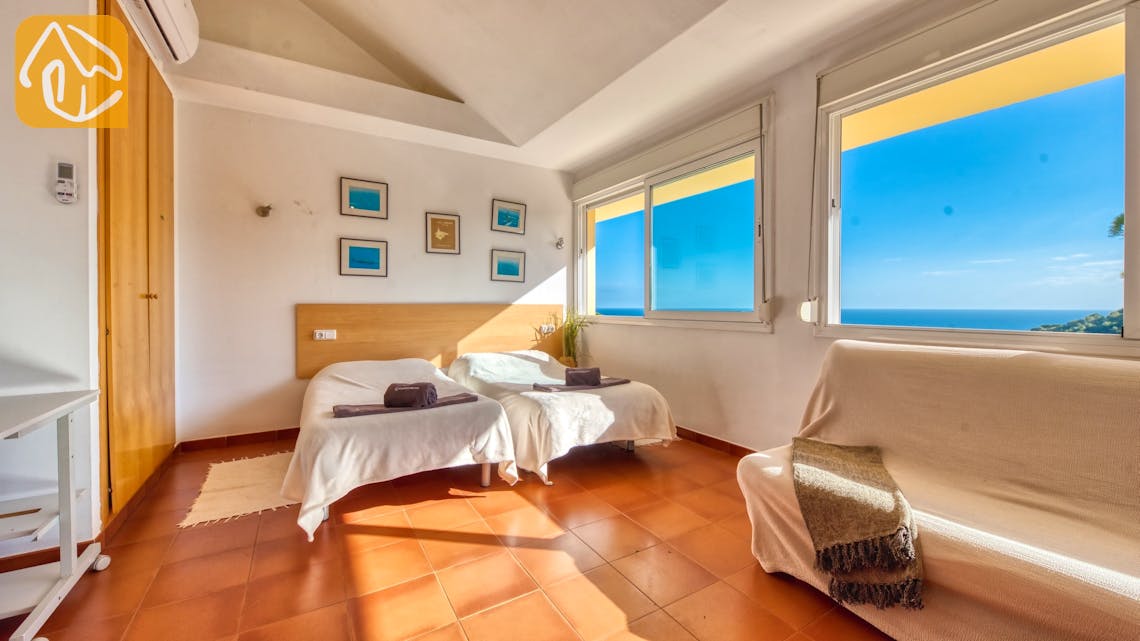 Villas de vacances Costa Brava Espagne - Villa Santa Cristina - Chambre a coucher