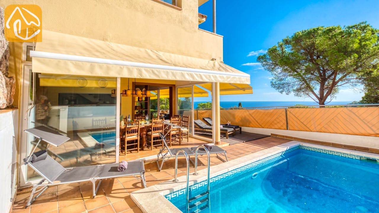 Casas de vacaciones Costa Brava España - Villa Santa Cristina - Piscina