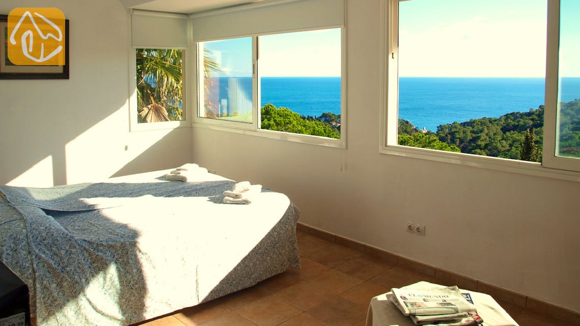 Vakantiehuizen Costa Brava Spanje - Villa Santa Cristina - Hoofd slaapkamer