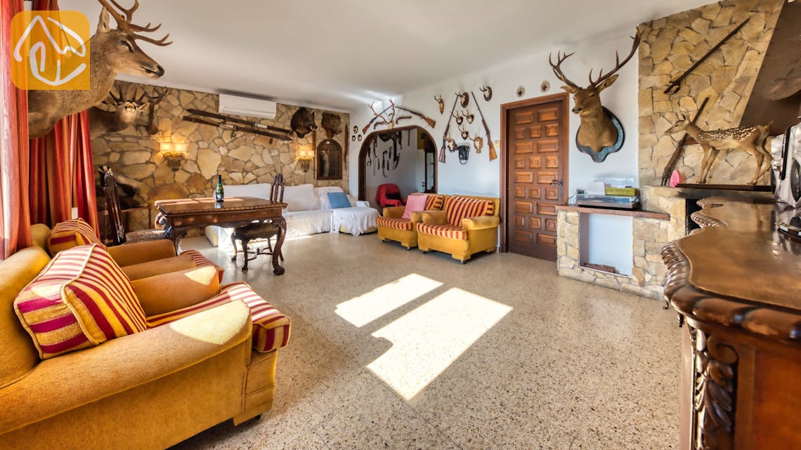 Ferienhäuser Costa Brava Countryside Spanien - Villa Can Bernardi - Wohnbereich