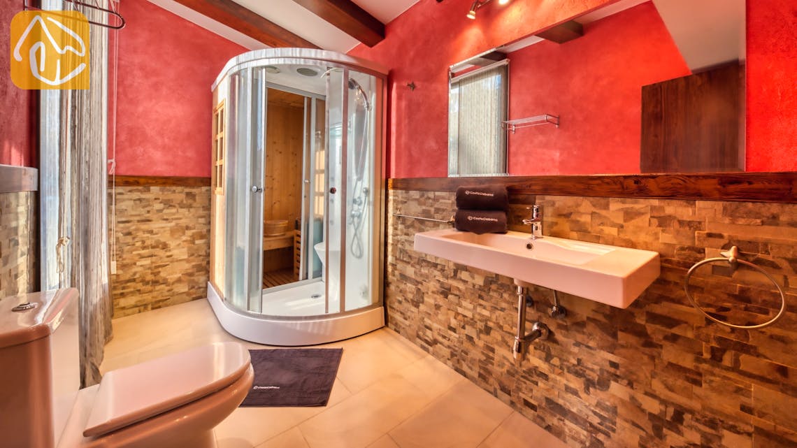 Vakantiehuizen Costa Brava Countryside Spanje - Villa Can Bernardi - En-suite bathroom 