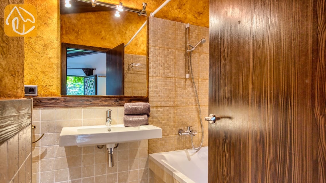 Ferienhäuser Costa Brava Countryside Spanien - Villa Can Bernardi - En-suite bathroom 