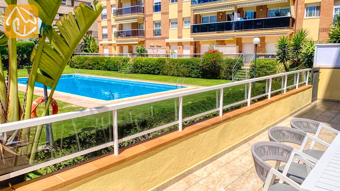 Ferienhäuser Costa Brava Spanien - Apartment Silvana - Garten