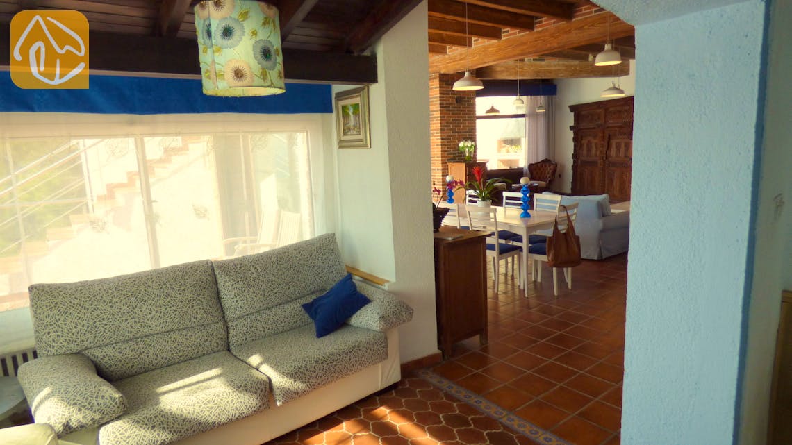 Ferienhäuser Costa Brava Spanien - Villa Infinity - Wohnbereich