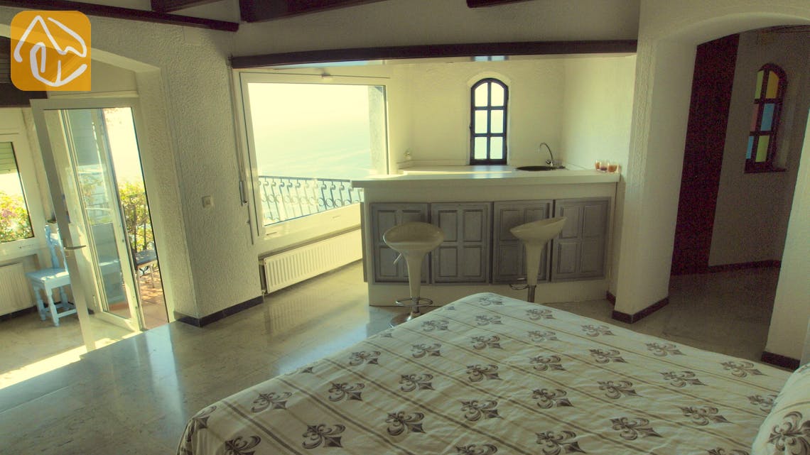 Casas de vacaciones Costa Brava España - Villa Infinity - Dormitorio