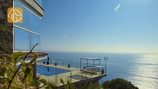 Ferienhäuser Costa Brava Spanien - Villa Infinity - Villa Außenbereich
