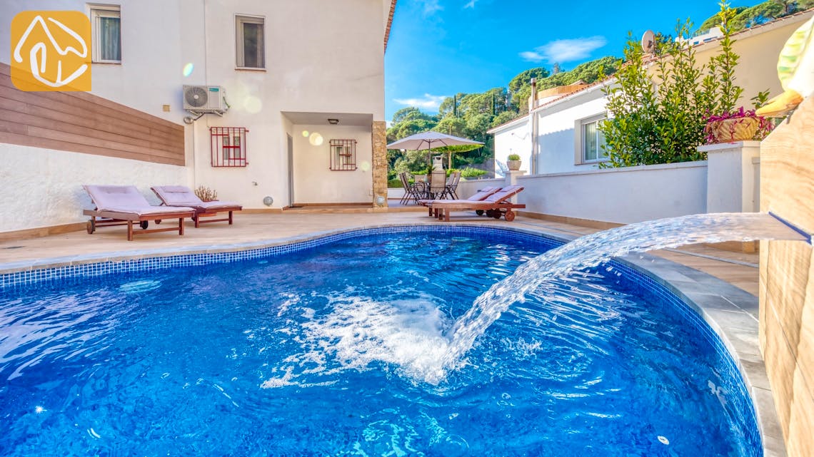 Casas de vacaciones Costa Brava España - Villa Blanca - Piscina