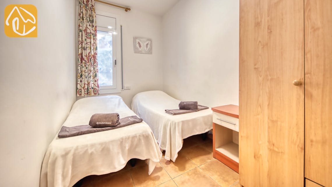 Villas de vacances Costa Brava Espagne - Villa Blanca - Chambre a coucher