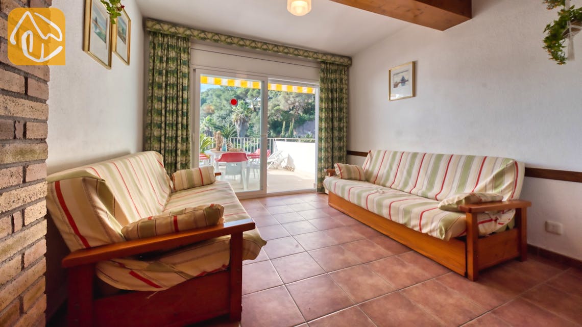 Holiday villas Costa Brava Spain - Villa Blanca - Living area
