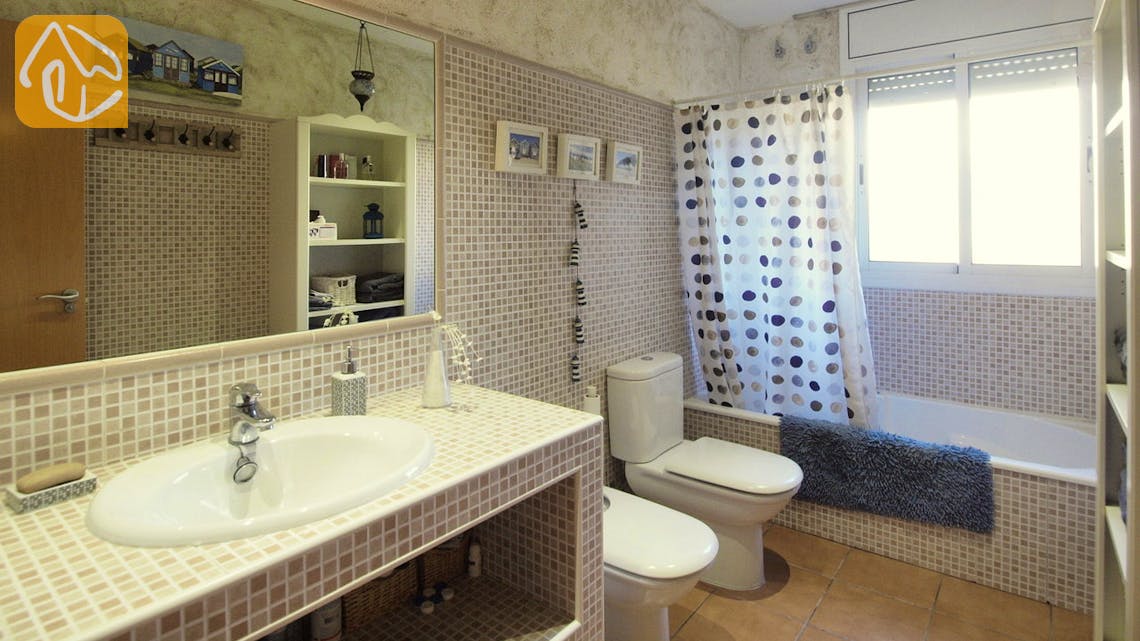 Ferienhäuser Costa Brava Spanien - Villa Mercedes - Badezimmer