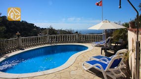 Ferienhäuser Costa Brava Spanien - Villa Savana - Sitzecke