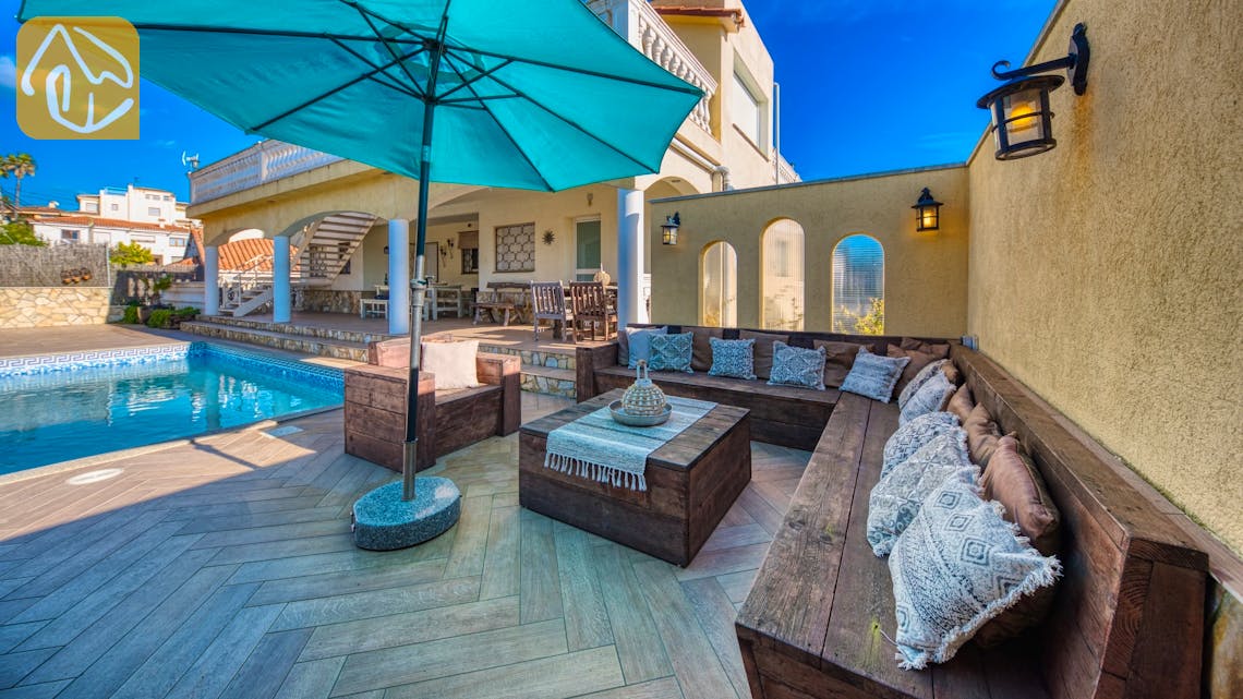 Vakantiehuizen Costa Brava Spanje - Villa Madonna - Lounge gedeelte