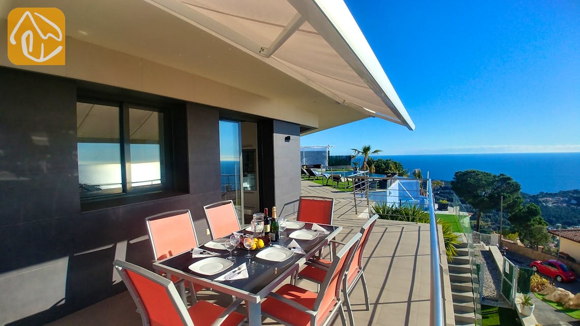 Ferienhäuser Costa Brava Spanien - Villa Jewel - Terrasse