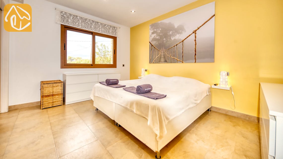 Casas de vacaciones Costa Brava España - Villa Ibiza - Dormitorio