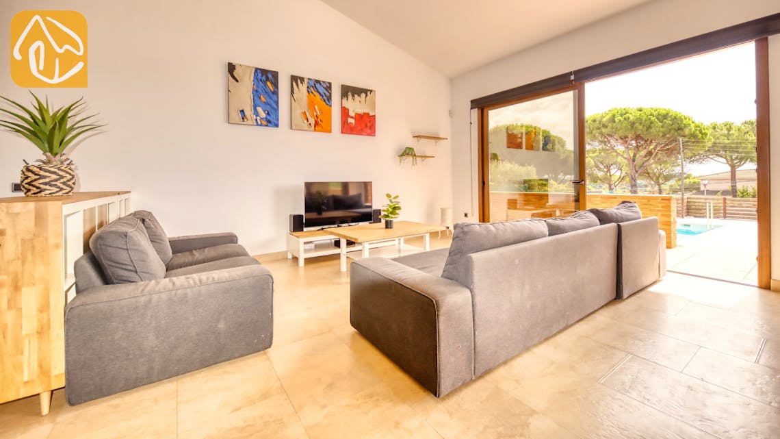Holiday villas Costa Brava Spain - Villa Ibiza - Living area