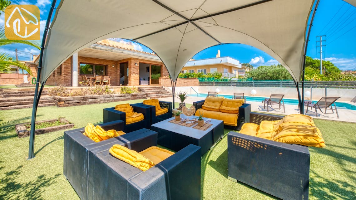 Vakantiehuizen Costa Brava Spanje - Villa Ibiza - Lounge gedeelte