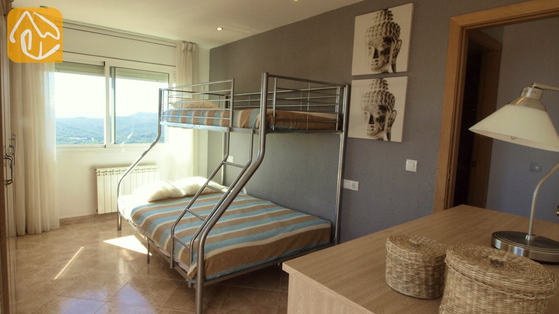 Villas de vacances Costa Brava Espagne - Villa La Luna - Chambre a coucher