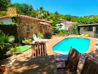 Ferienhäuser Costa Brava Spanien - Villa Palmera - Schwimmbad