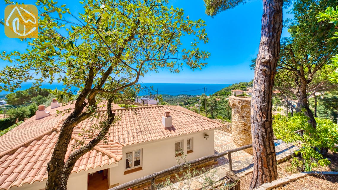 Villas de vacances Costa Brava Espagne - Villa Gaudi - une des vues