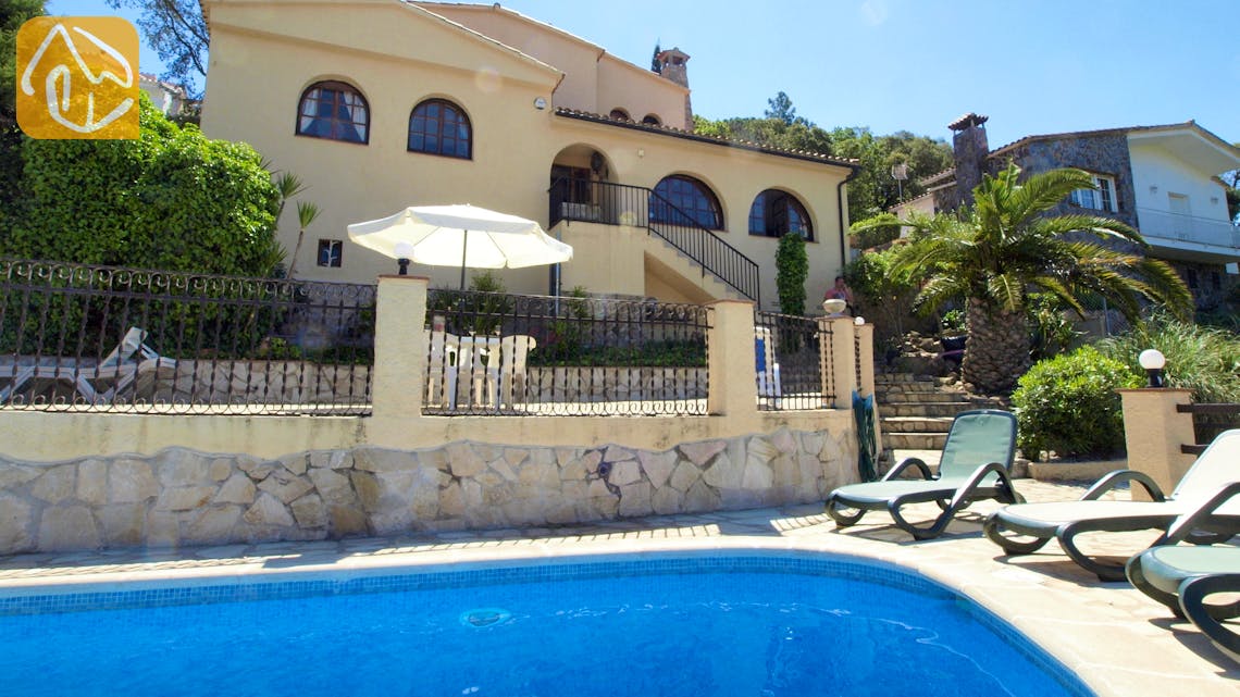 Ferienhäuser Costa Brava Spanien - Villa Shelby - Villa Außenbereich