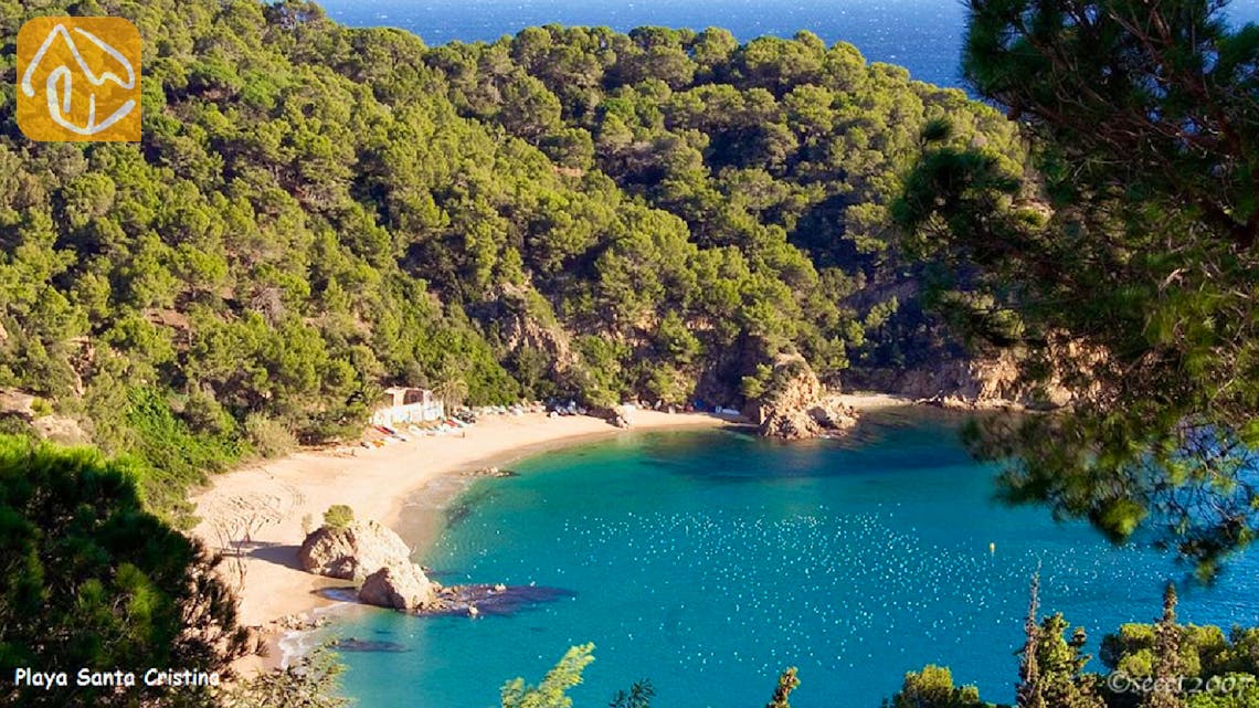 Holiday villas Costa Brava Spain - Villa Fransisca - Nearest beach