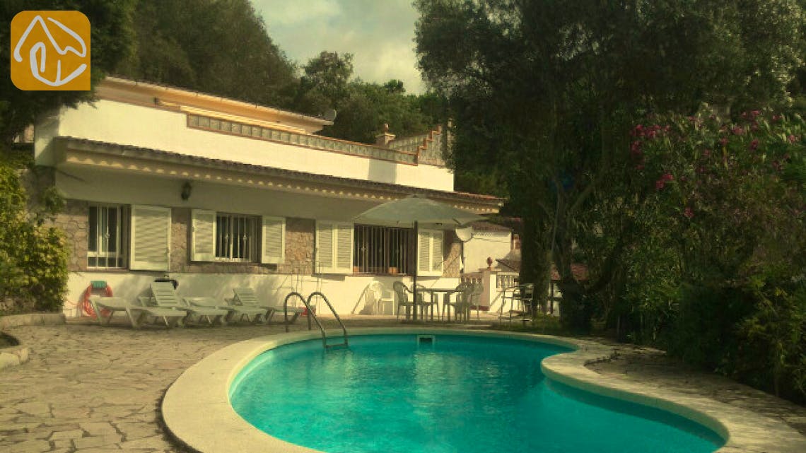 Ferienhäuser Costa Brava Spanien - Villa Julia - Villa Außenbereich