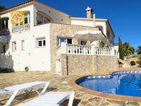 Ferienhäuser Costa Brava Spanien - Villa Senna - Villa Außenbereich