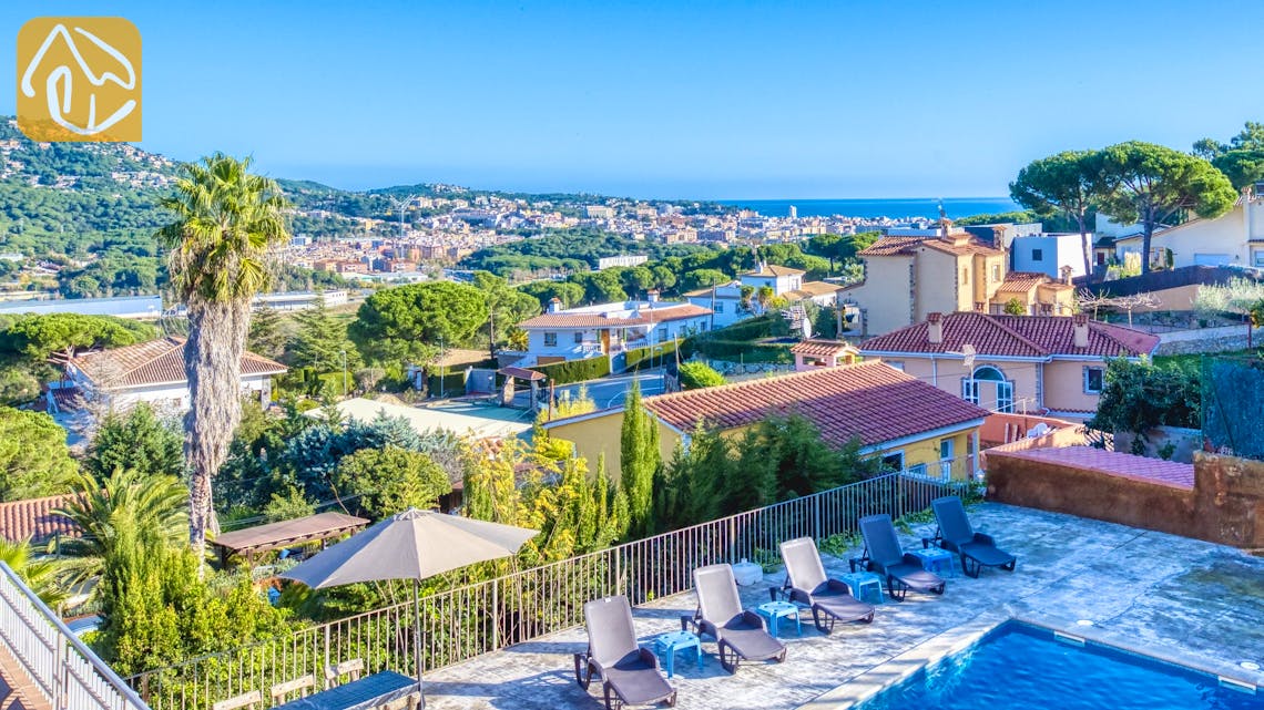 Villas de vacances Costa Brava Espagne - Villa Abigail - une des vues