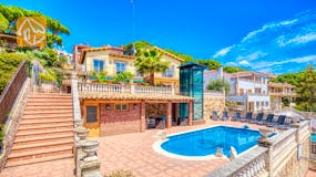 Ferienhäuser Costa Brava Spanien - Villa Dolce Vita - Villa Außenbereich