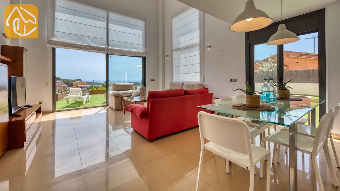 Ferienhäuser Costa Brava Spanien - Villa Macey - Essbereich