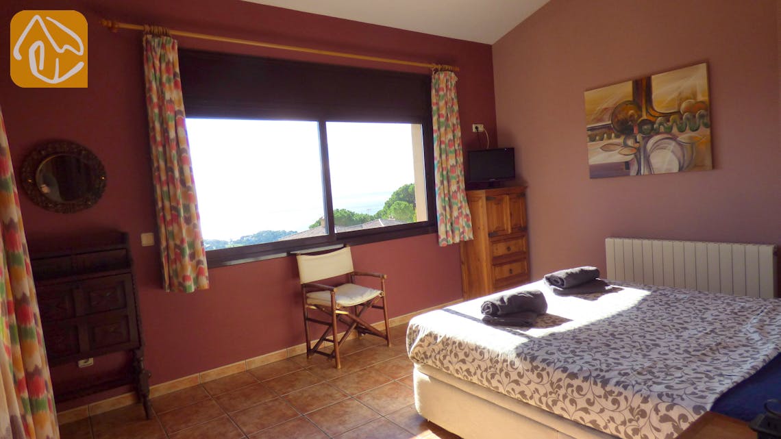 Casas de vacaciones Costa Brava España - Villa Adora - Dormitorio principal