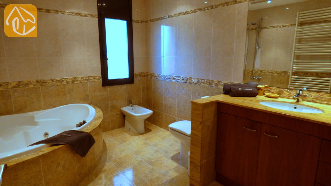 Casas de vacaciones Costa Brava España - Villa Adora - En-suite bathroom 