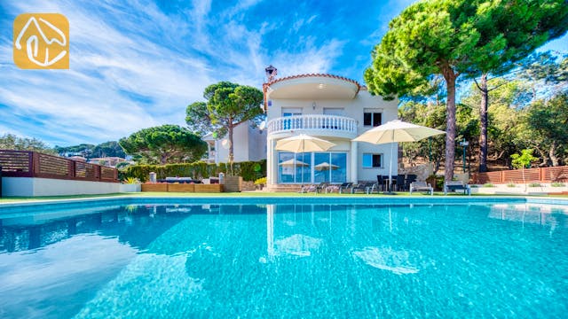 Ferienhäuser Costa Brava Spanien - Villa Chanel - Villa Außenbereich