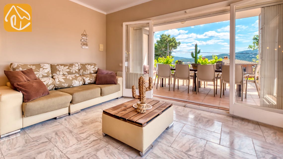 Ferienhäuser Costa Brava Spanien - Villa Yara - Wohnbereich