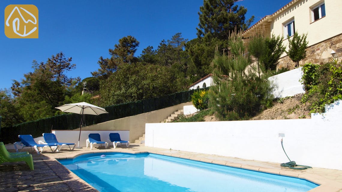 Ferienhäuser Costa Brava Spanien - Villa Beaudine - Villa Außenbereich