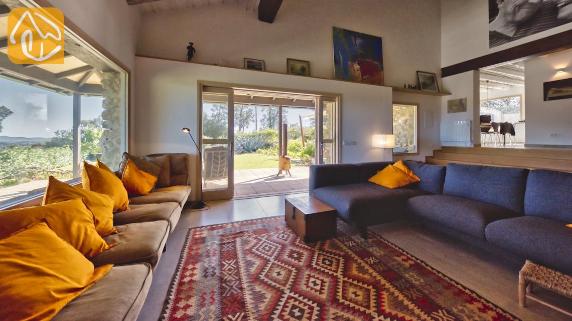 Holiday villas Costa Brava Countryside Spain - Villa Racoon - Living area