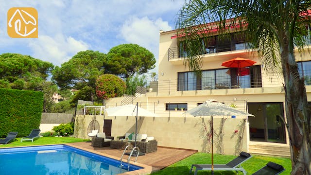 Casas de vacaciones Costa Brava España - Villa Dulcinea - Afuera de la casa