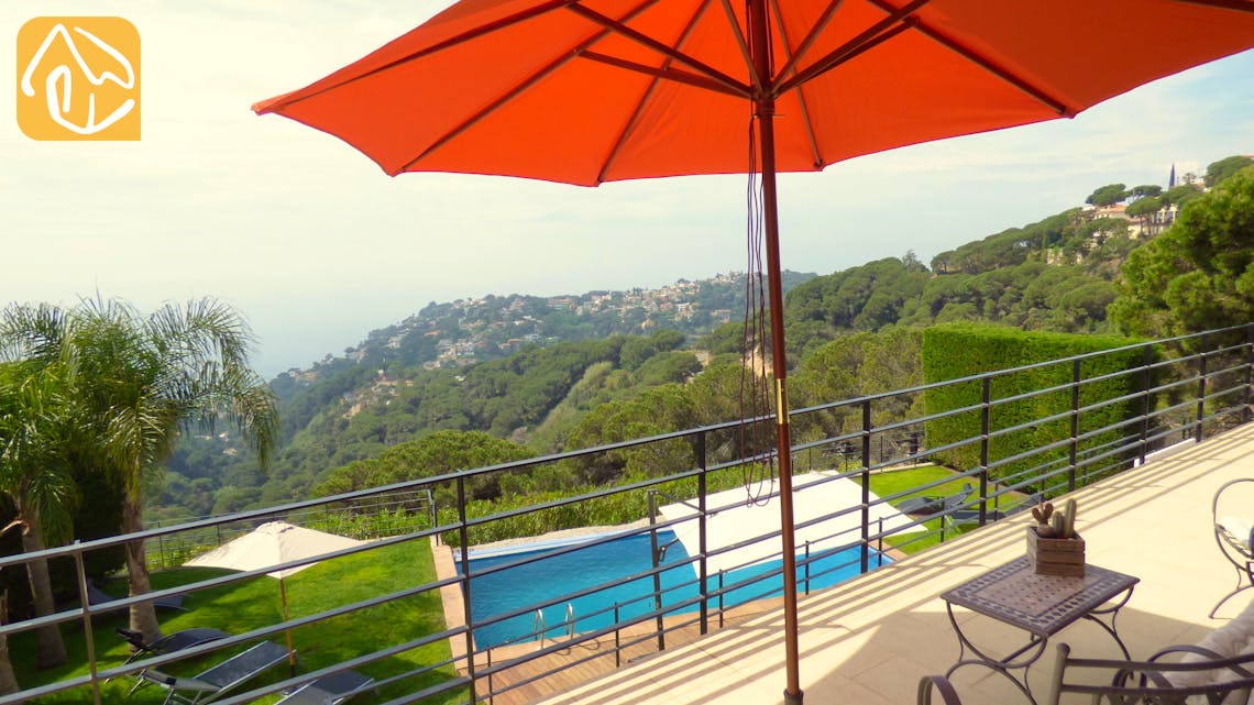 Ferienhäuser Costa Brava Spanien - Villa Dulcinea - Terrasse